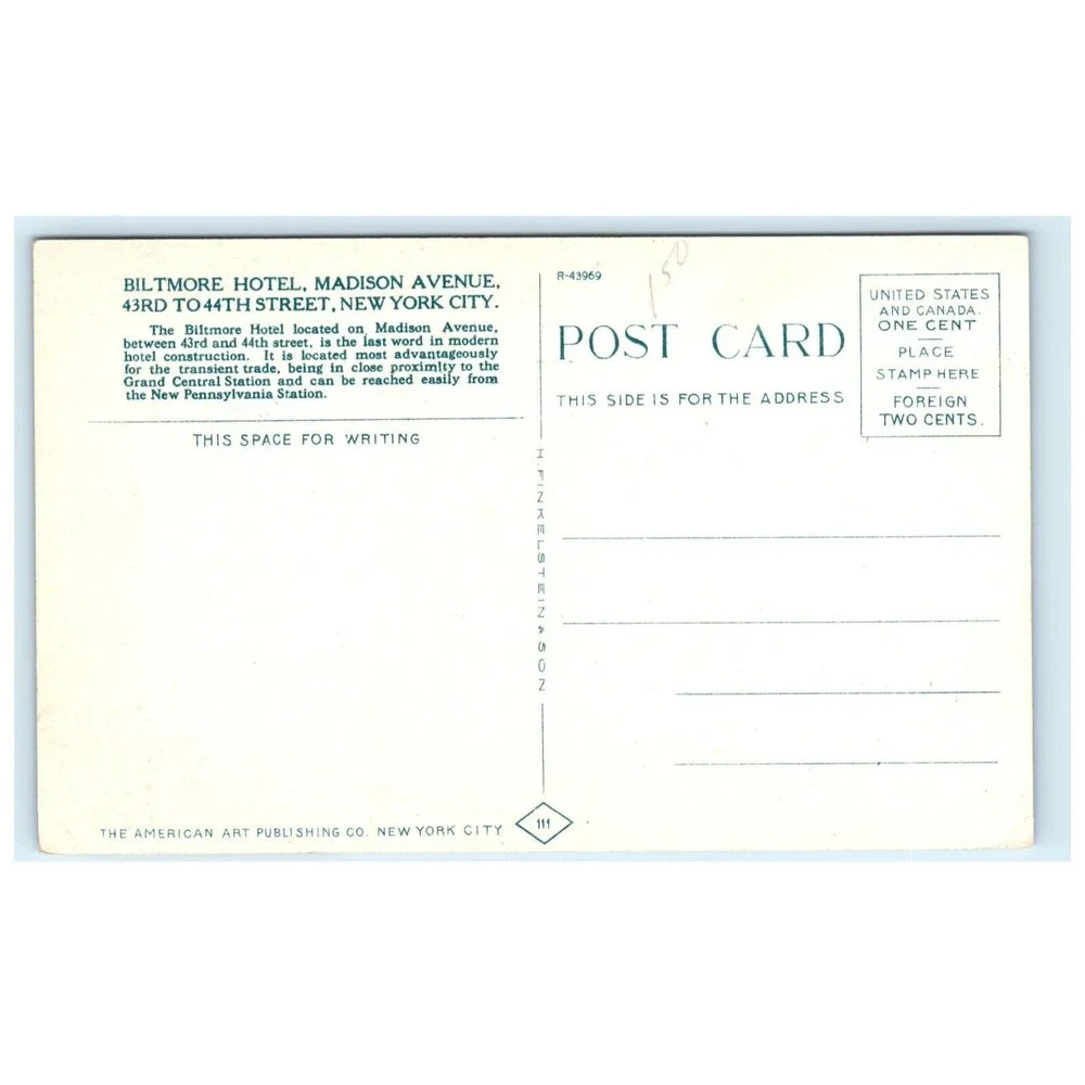 American Vintage vintage postcard